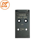 Steel red dot plate for Glock MOS | Shield RMSc & Holosun K-series footprint