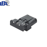 Tanfoglio Limited EAA Witness IWI Jericho Springfield P9 adjustable rear sight [9.5 mm] | with white dots