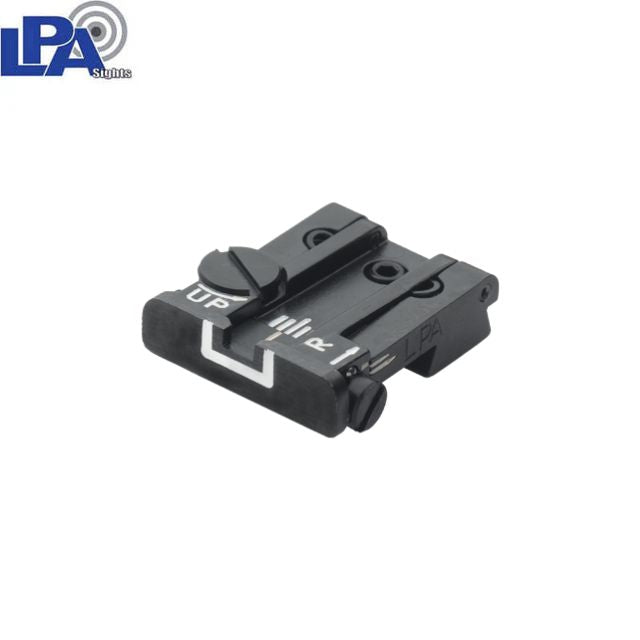Tanfoglio Limited EAA Witness IWI Jericho Springfield P9 adjustable rear sight [9.5 mm] | with white lines