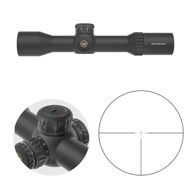 Vector Optics Continental x6 2-12x44 CTR MPVO riflescope Vector Optics