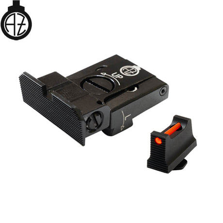 Walther PDP low adjustable sights with fiber optics | type