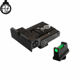 Walther PDP low adjustable sights with fiber optics | type