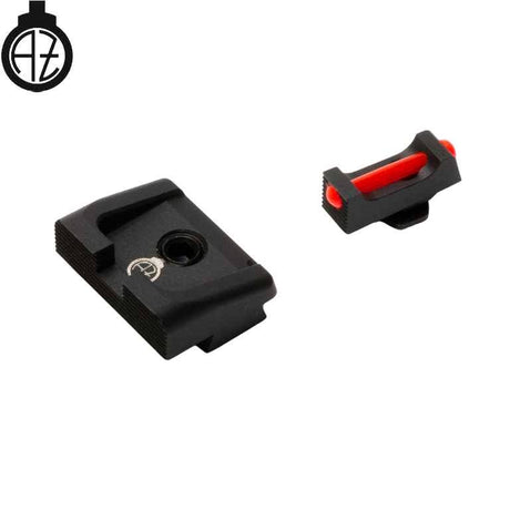 Walther PDP low sights with fiber optics | type