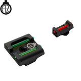 Walther PDP low sights with fiber optics | type B
