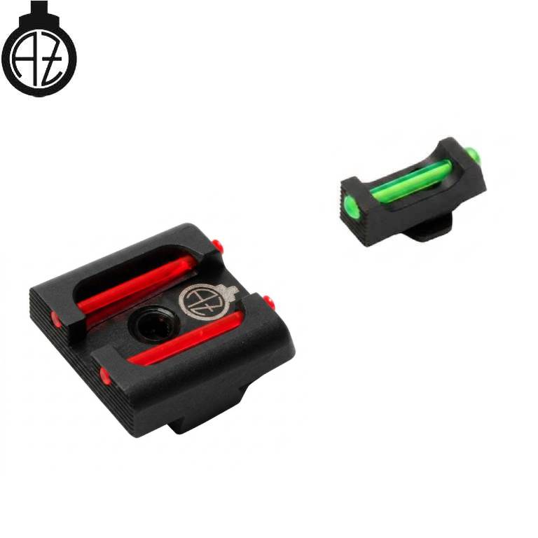 Walther PDP low sights with fiber optics | type B