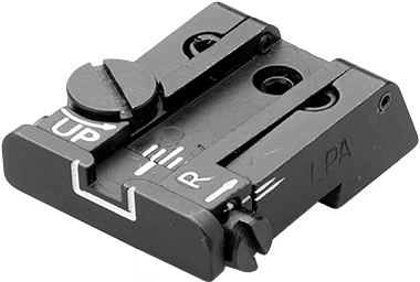 CZ P-10 fully adjustable rear sight | white lines