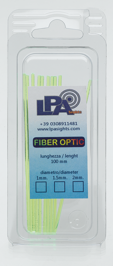 Fiber optic replacement rod | 10 pcs - Green 1.0 mm