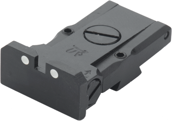 Magnum Research Desert Eagle adjustable rear sight | white dots