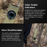 Olight ArkPro Ultra | flat 4-in-1 EDC flashlight | 1.700 lm - Olive Green