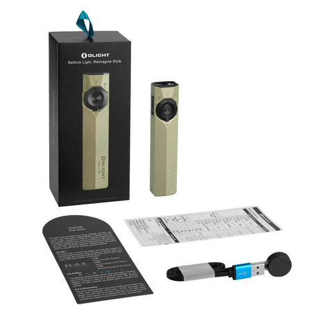 Olight ArkPro Ultra | flat 4-in-1 EDC flashlight | 1 700 lm - Olive Green