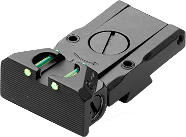 Remington 1911 R1 adjustable rear sight | fiber optic