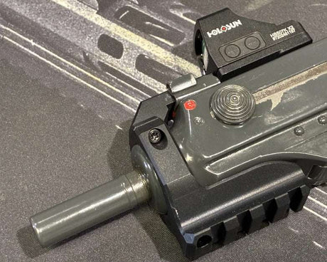 Vz 61 Skorpion red dot mount with Picatinny / M-Lok | Holosun K-series footprint
